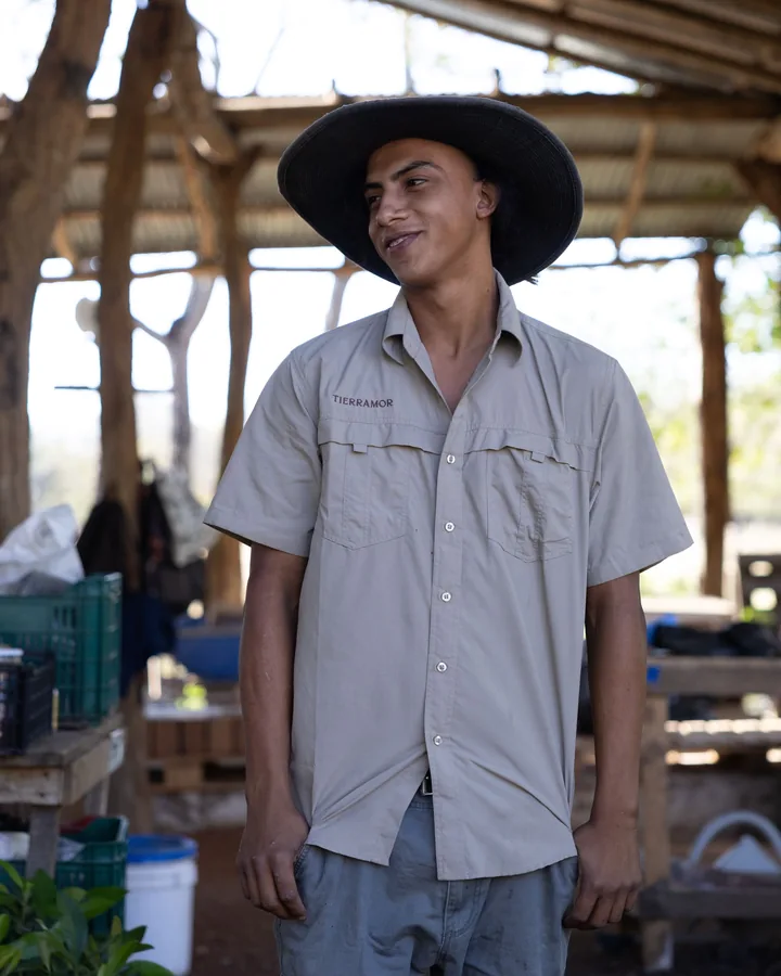 José Ángel, of the nursery team at Tierramor