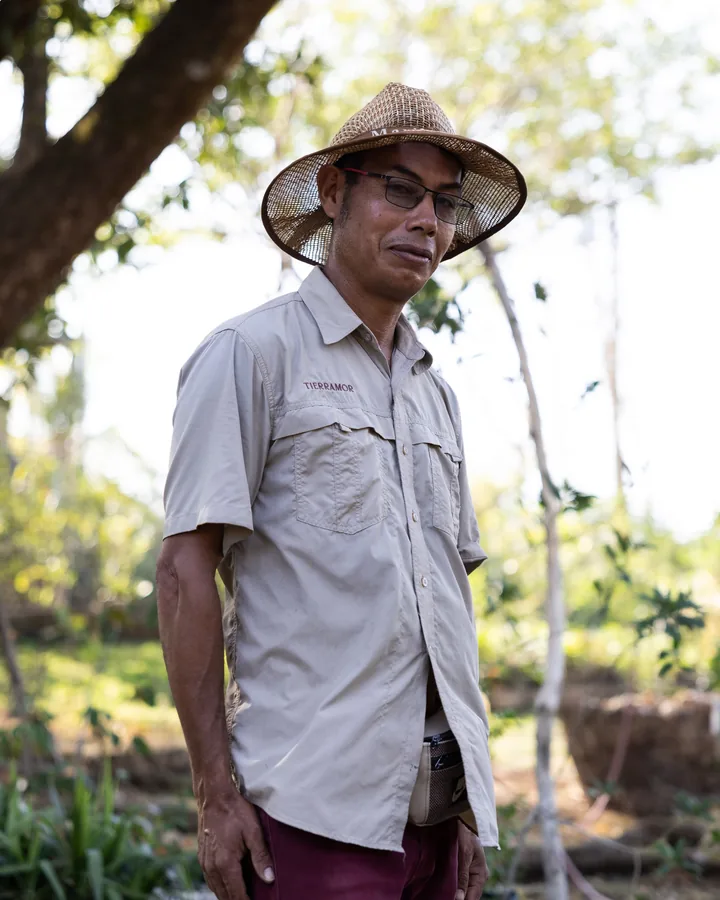 Enrique, of the nursery team at Tierramor
